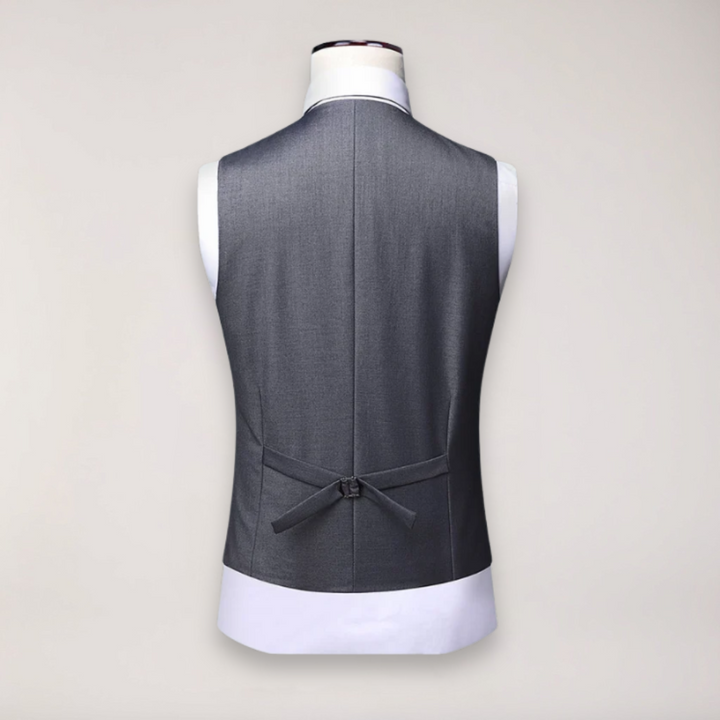 Elegant Tredelad Kostymset för Män med Skräddarsydd Kavaj | Stilren Look för Formella Tillfällen 7