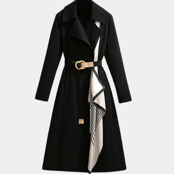 Elegant Trenchcoat Dam | Lätt Design med Bälte & Dekorativa Fickor för Mångsidig Stil 3