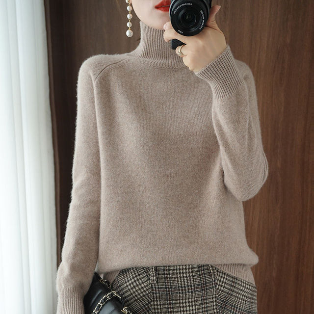 Elegant Turtleneck-tröja för Damer med Värmande Funktion | Skräddarsydd Design för Komfort och Stil 8