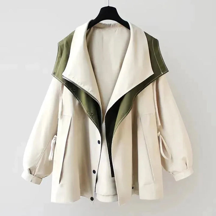 Elegant Vattentät Trenchcoat för Kvinnor med Utmärkt Värmeisolering | Unik Design för Höst och Vinter 0