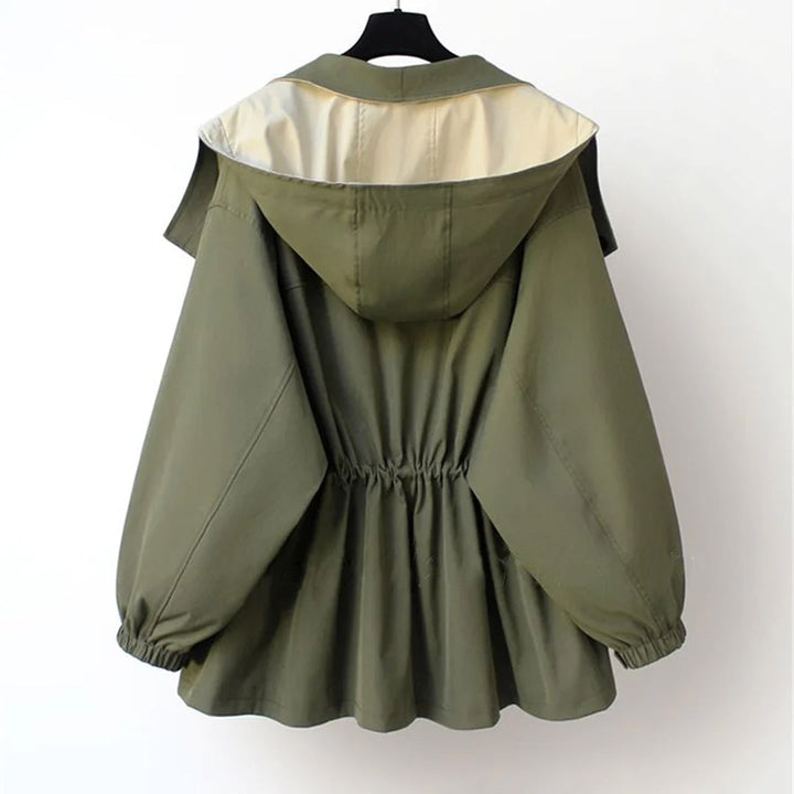 Elegant Vattentät Trenchcoat för Kvinnor med Utmärkt Värmeisolering | Unik Design för Höst och Vinter 1