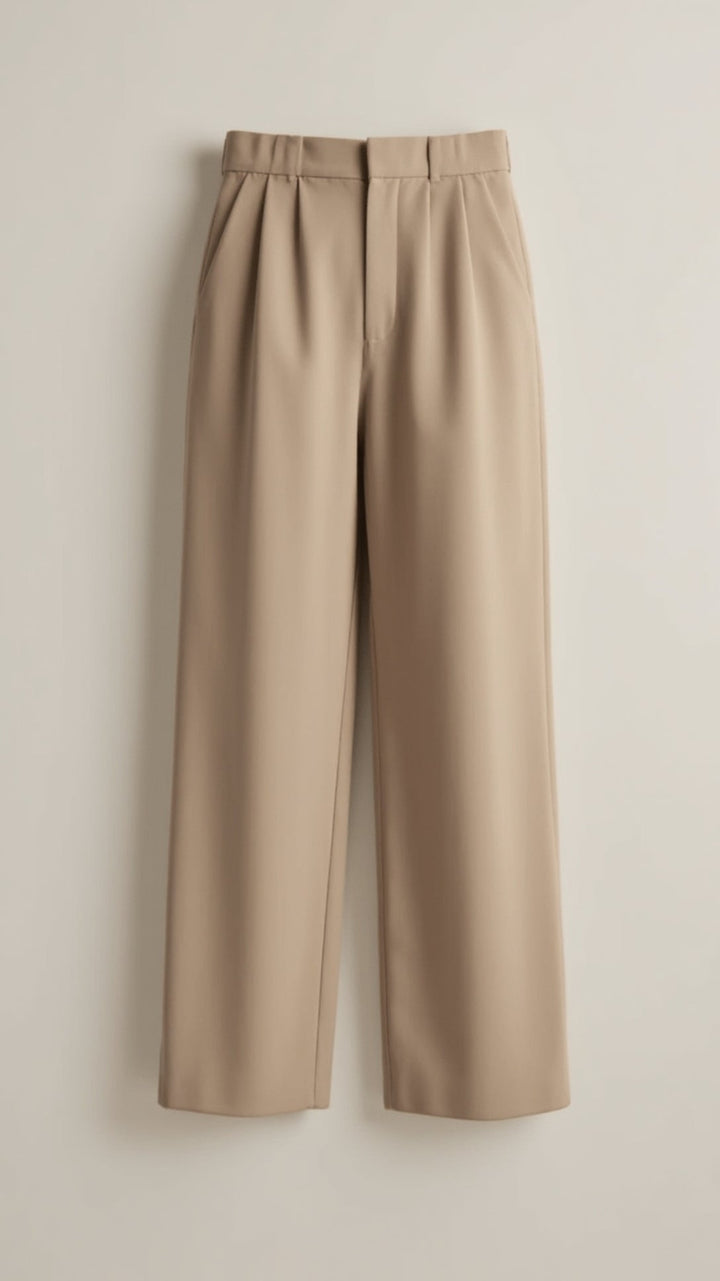 Elegant Vida Dambyxor med Hög Midja och Veckad Framsida för Stil och Komfort 9