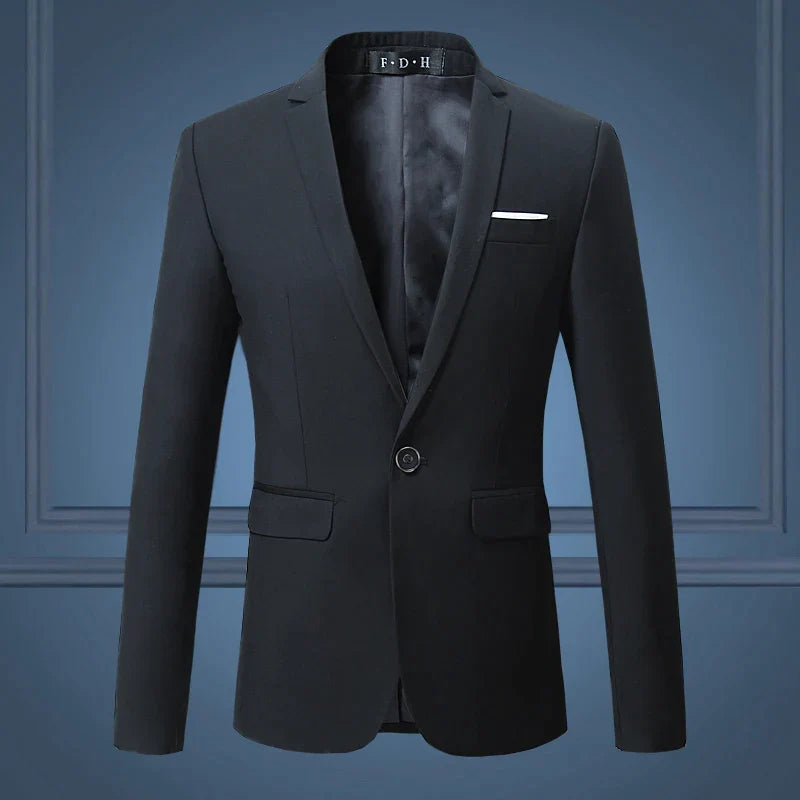 Elegant Vinröd Blazerjacka för Män med Skräddarsydd Siluett | Mångsidig Design för Formella och Smart Casual Tillfällen 0