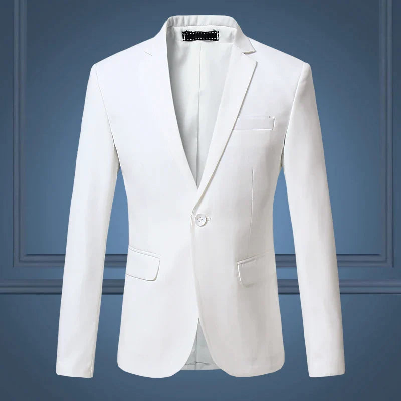 Elegant Vinröd Blazerjacka för Män med Skräddarsydd Siluett | Mångsidig Design för Formella och Smart Casual Tillfällen 1