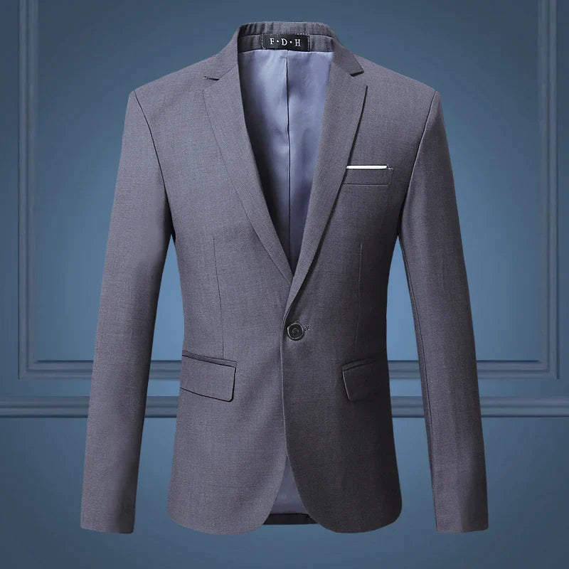 Elegant Vinröd Blazerjacka för Män med Skräddarsydd Siluett | Mångsidig Design för Formella och Smart Casual Tillfällen 4