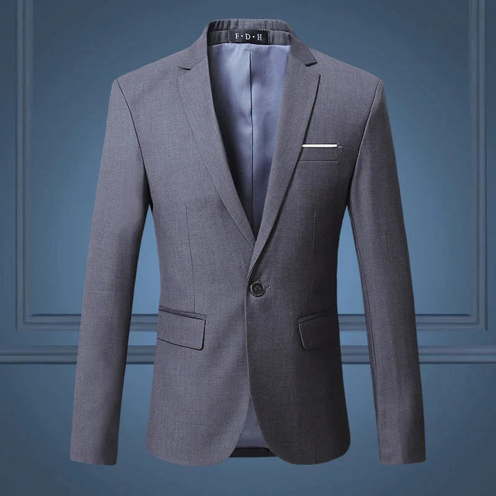 Elegant Vinröd Blazerjacka för Män med Skräddarsydd Siluett | Mångsidig Design för Formella och Smart Casual Tillfällen 4