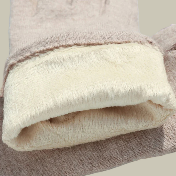 Elegant Vinterhandskar | Fullfingrade med Bågeaccent | Slimmad Design för Kalla Dagar 5