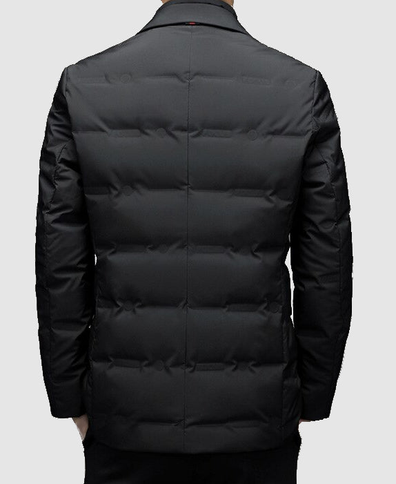 Elegant Vinterjacka för Herr med Quiltad Design och Slim Fit 1