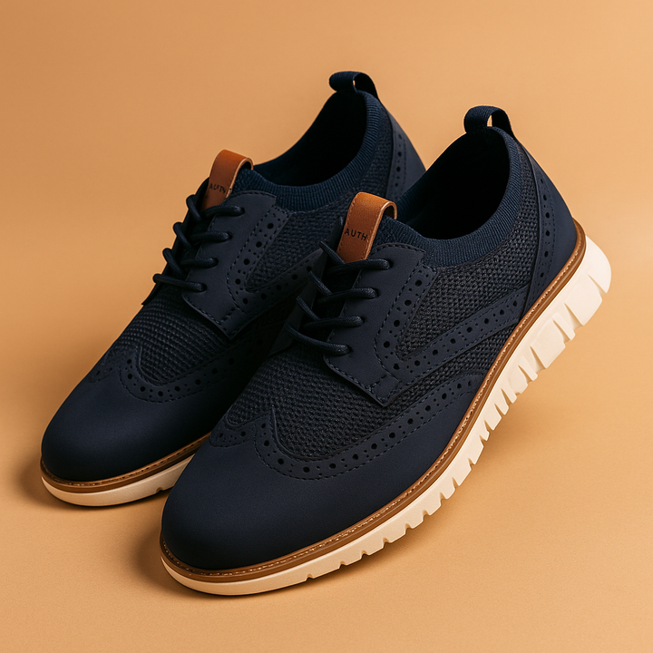 Eleganta Brogue Dress Shoes för Män med Andningsbar Design | Komfortabel och Stilig för Arbete och Fritid 1