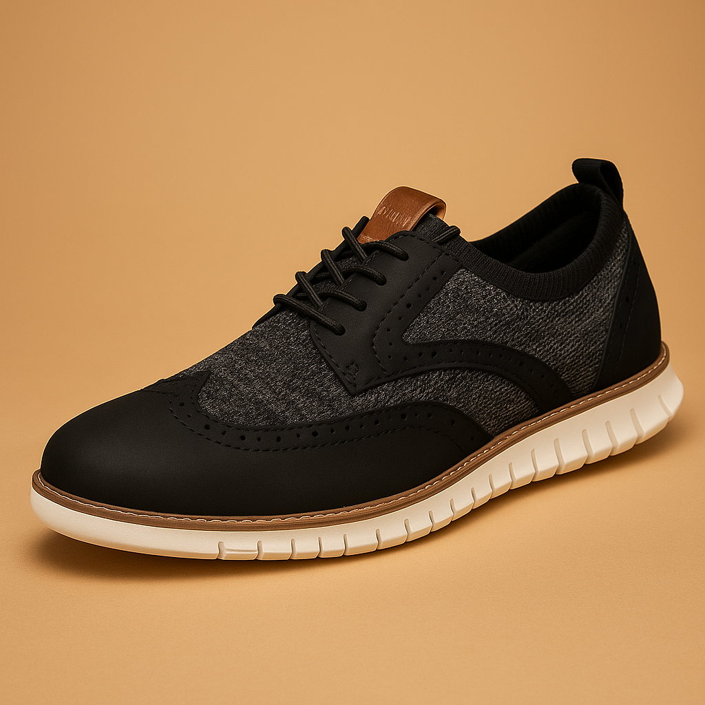 Eleganta Brogue Dress Shoes för Män med Andningsbar Design | Komfortabel och Stilig för Arbete och Fritid 2
