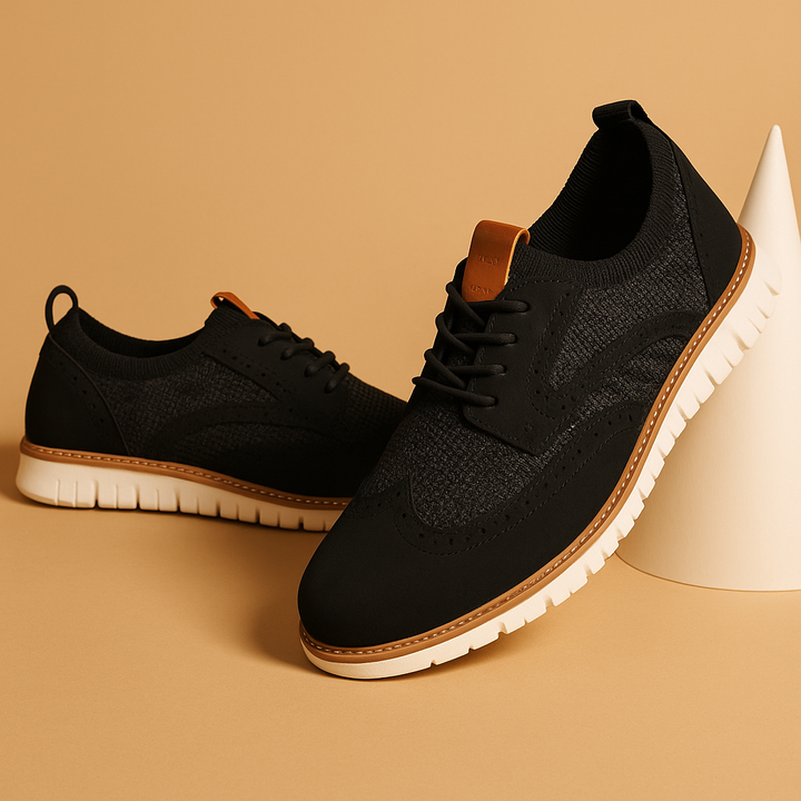 Eleganta Brogue Dress Shoes för Män med Andningsbar Design | Komfortabel och Stilig för Arbete och Fritid 3