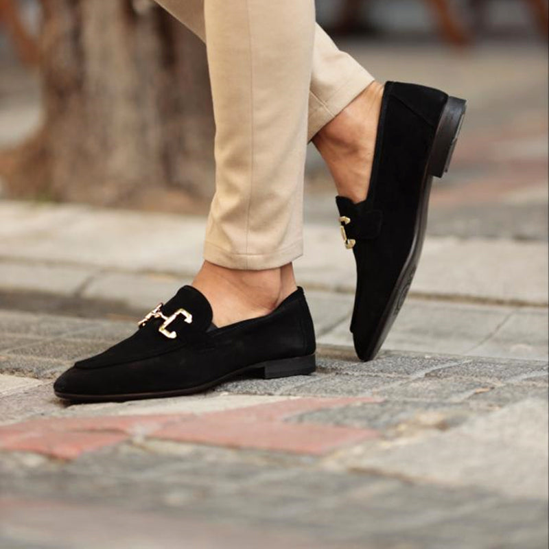 Eleganta Mandeltå Loafers för Män med Hästbitsdetalj | Perfekt för Semi-Formella Tillfällen 2