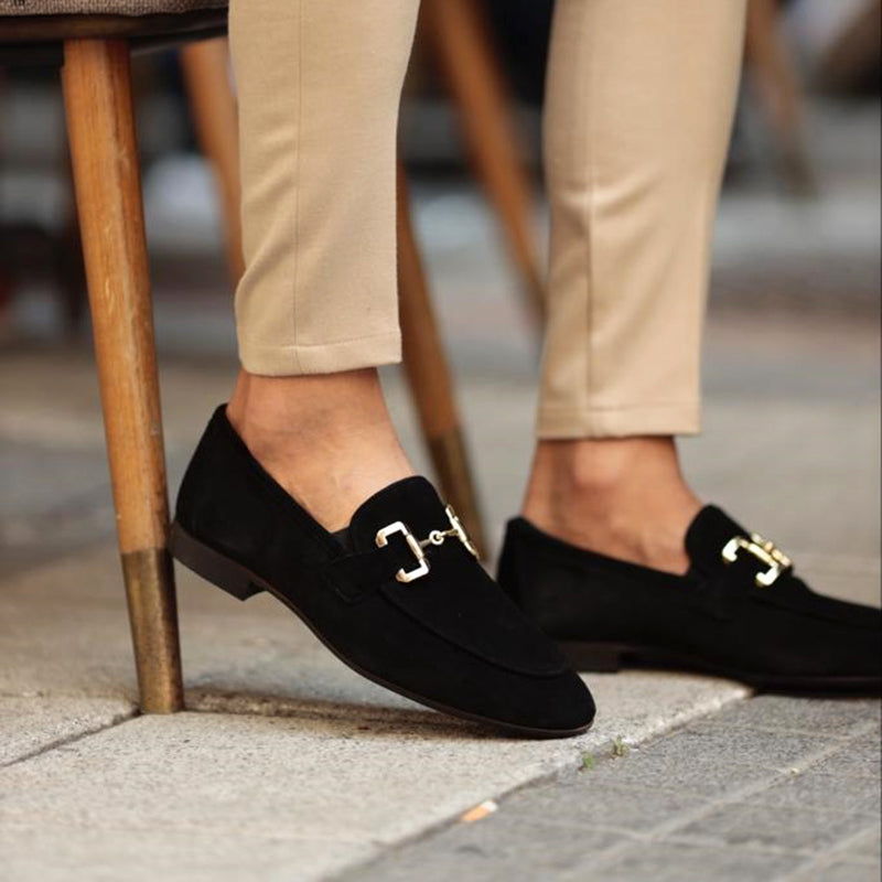 Eleganta Mandeltå Loafers för Män med Hästbitsdetalj | Perfekt för Semi-Formella Tillfällen 5