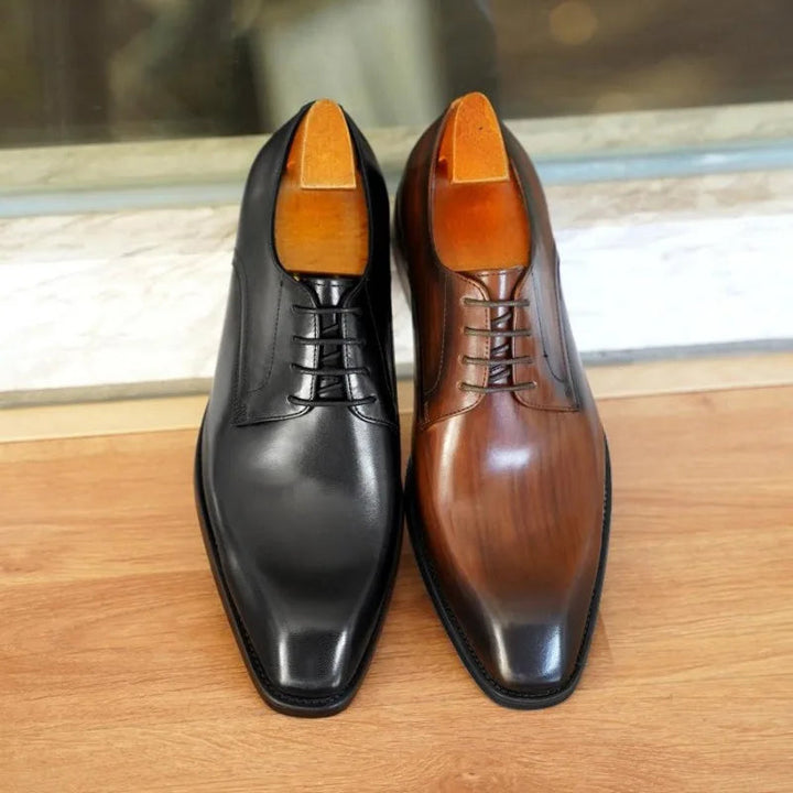 Eleganta Oxford-klänningsskor för män med sluten snörning | Klassisk design för formella tillfällen 2