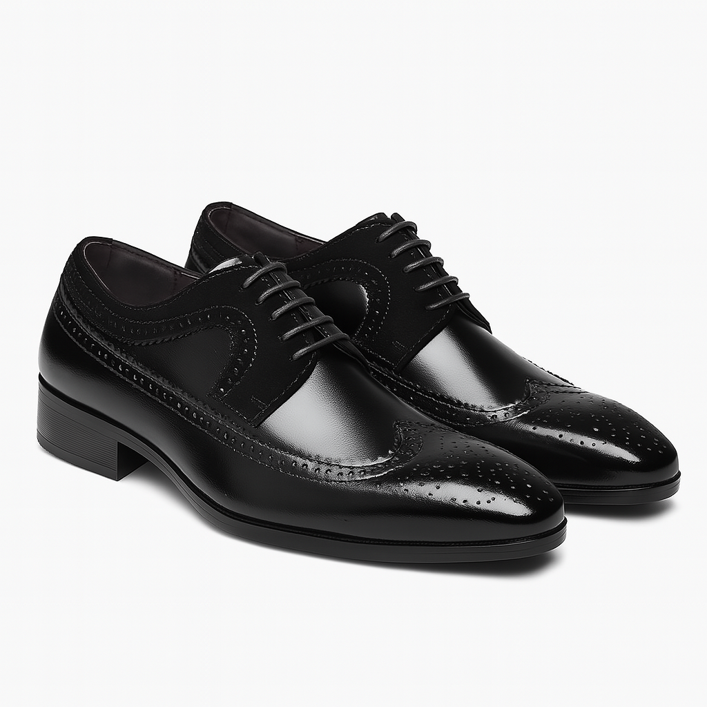 Eleganta Oxford Klänningsskor för Män med Brogue-detaljer | Tidlös Stil för Formella Tillfällen 3