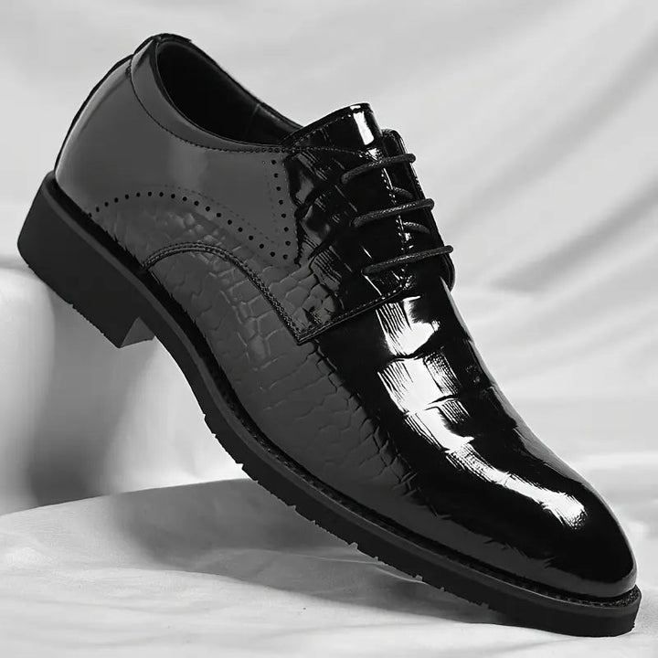 Eleganta Oxford Skor för Män med Glansig Finish | Stilren Design för Formella Tillfällen 2