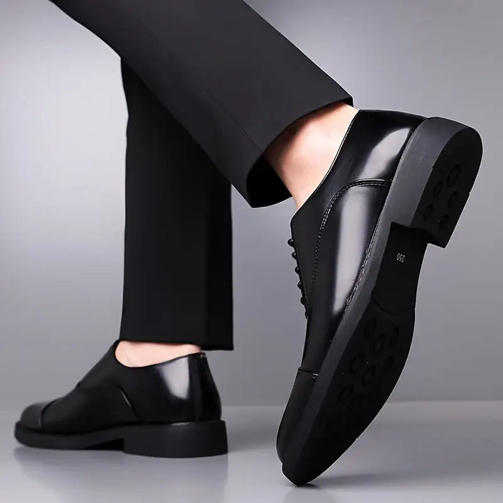 Eleganta Oxford Skor för Män med Snörning och Blank Finish | Perfekta för Affär och Fest 6