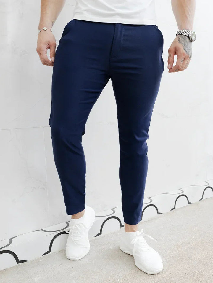 Elias | Slim Fit Fyrvägsstretch Byxor Dam 8