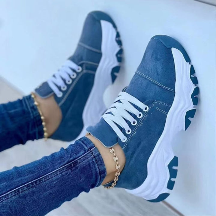 Ella | Bekväma Sommar Sneakers Med Platå 1