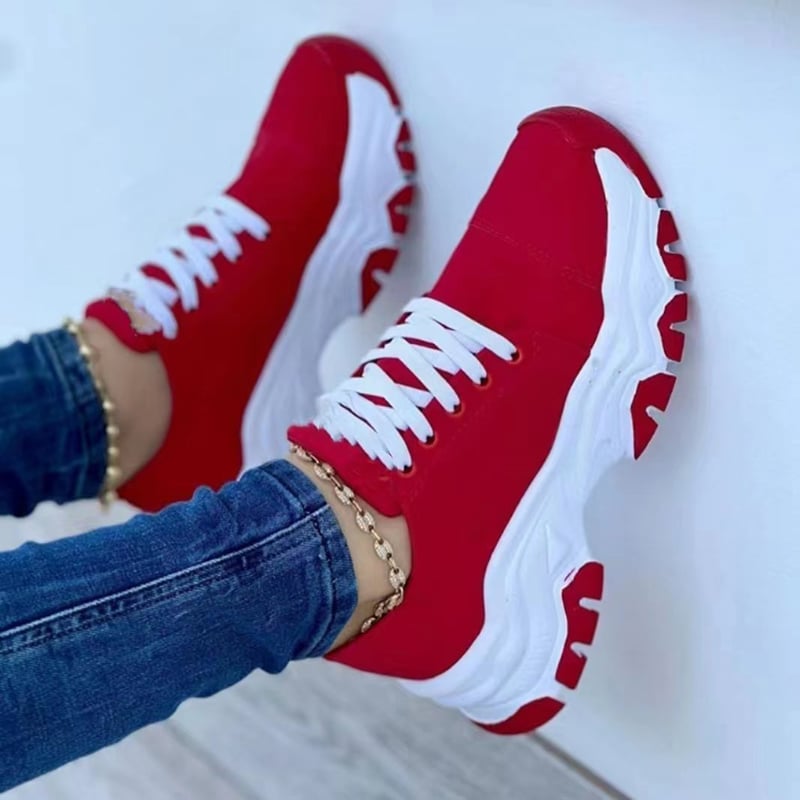 Ella | Bekväma Sommar Sneakers Med Platå 2