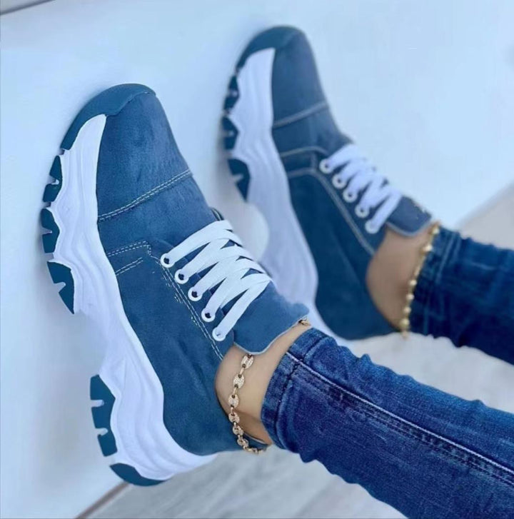 Ella | Bekväma Sommar Sneakers Med Platå 5