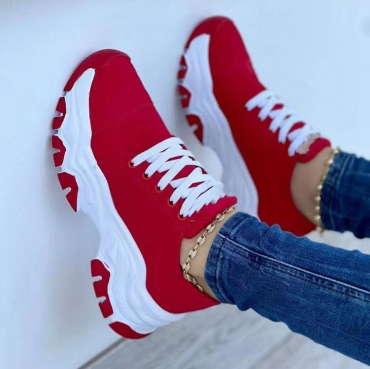 Ella | Bekväma Sommar Sneakers Med Platå 7