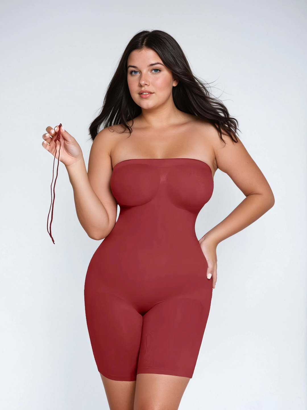 Ella | Elegant Axelbandslös Shaping Body med Avtagbara Remmar 4
