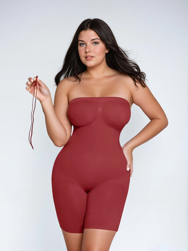 Ella | Elegant Axelbandslös Shaping Body med Avtagbara Remmar 4