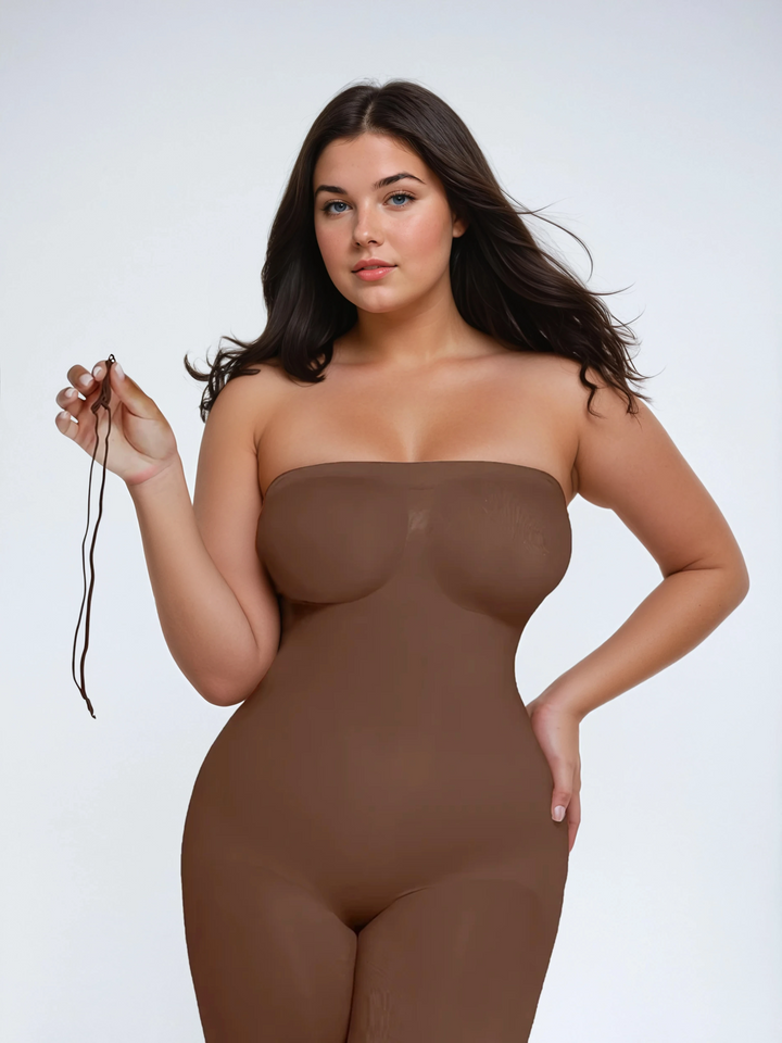 Ella | Elegant Axelbandslös Shaping Body med Avtagbara Remmar 6