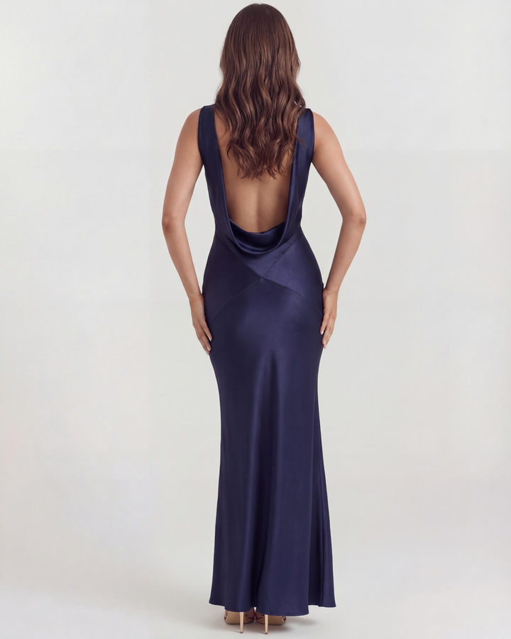 Ella | Elegant Draperad Maxiklänning 5