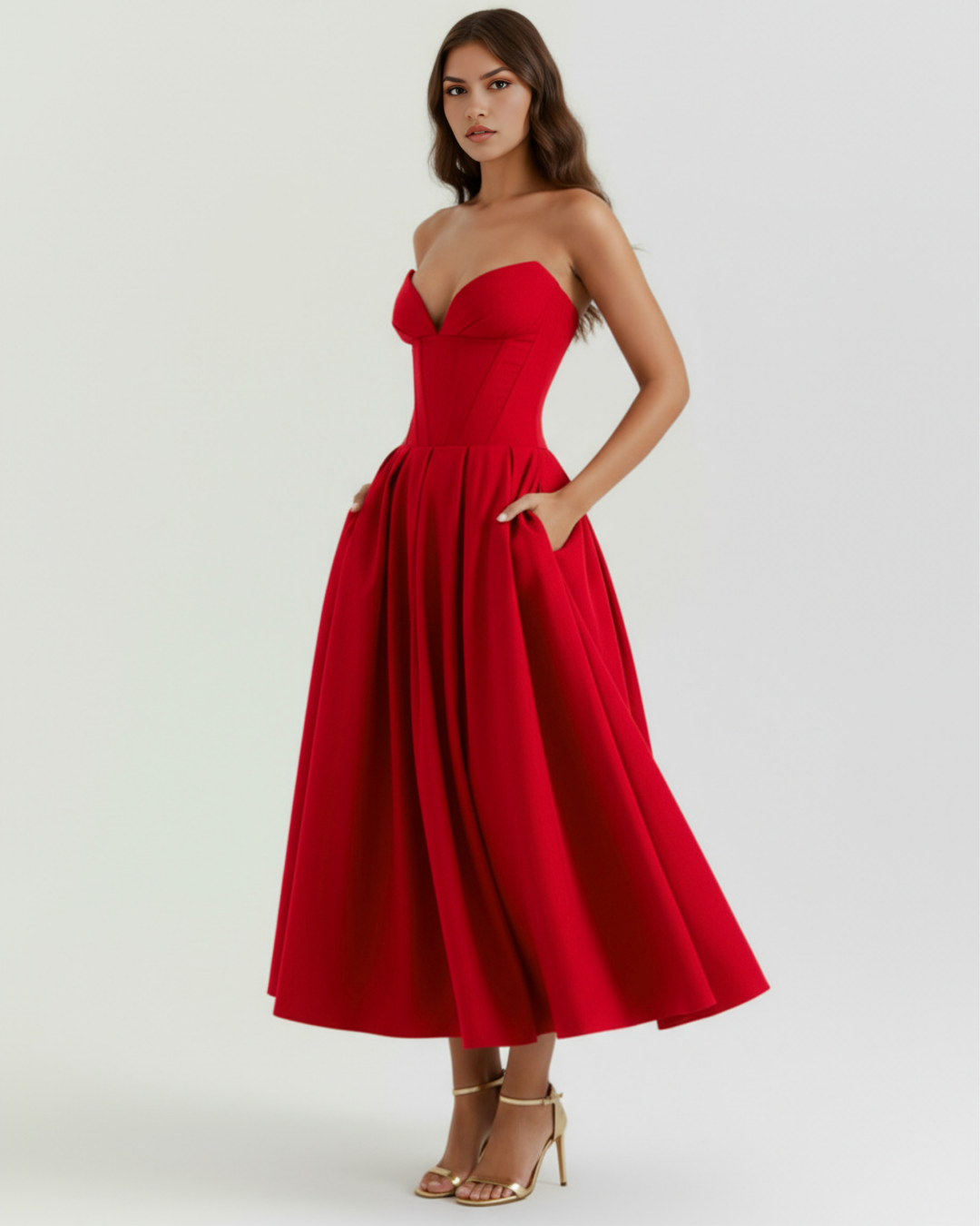 Ella | Elegant Voluminös Klänning för Bröllop och Fest 4