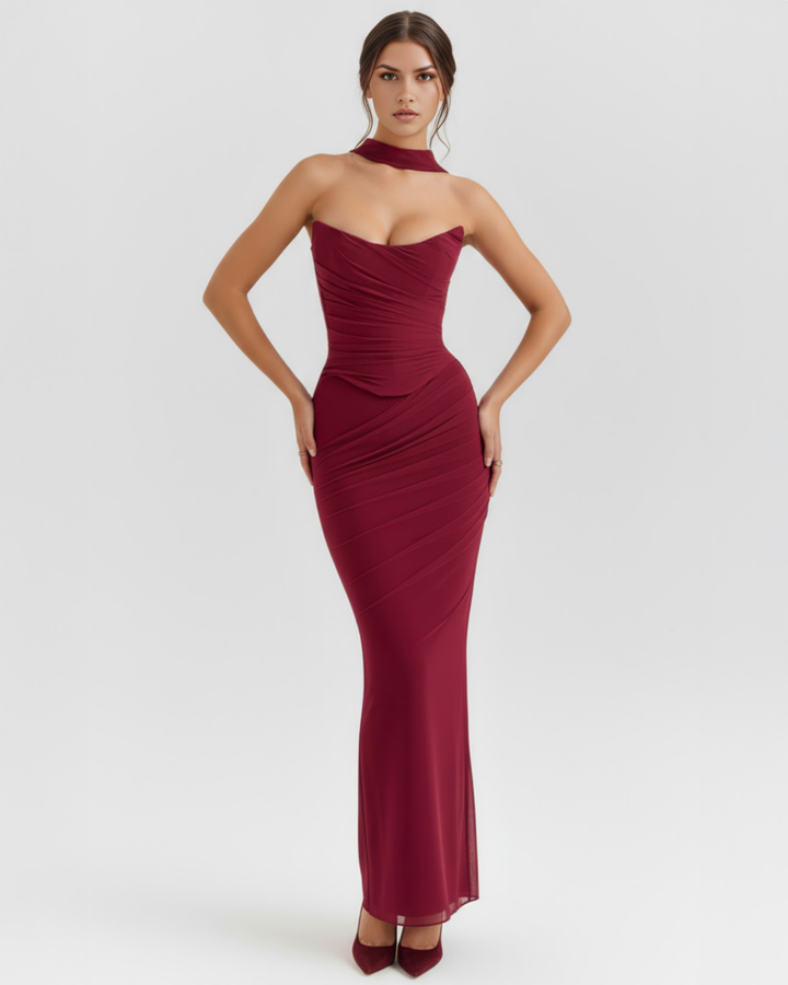 Ella | Modern Elegant Three-Piece Maxi Set 2