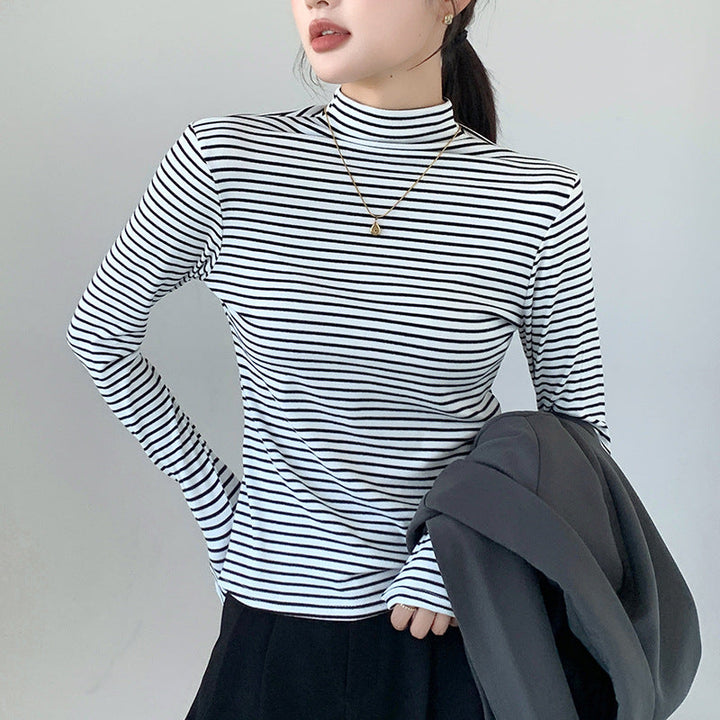 Emily | Elegant Långärmad Tröja med Kritstrecksrand 5
