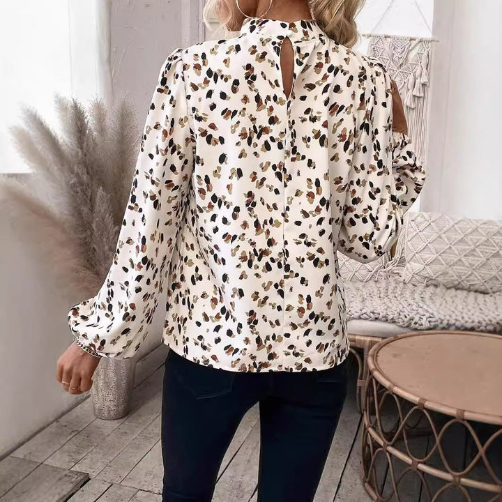 Emily | Elegant Mönstrad Långärmad Topp 1