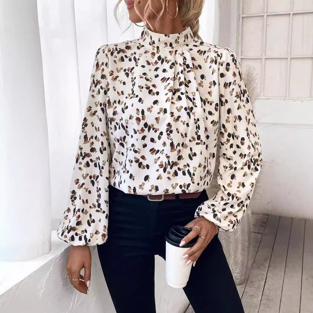 Emily | Elegant Mönstrad Långärmad Topp 2