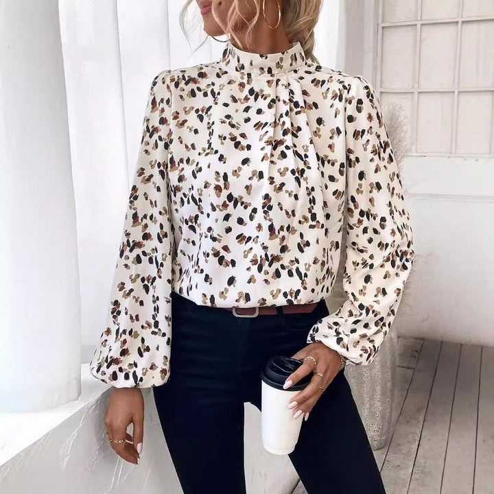 Emily | Elegant Mönstrad Långärmad Topp 2