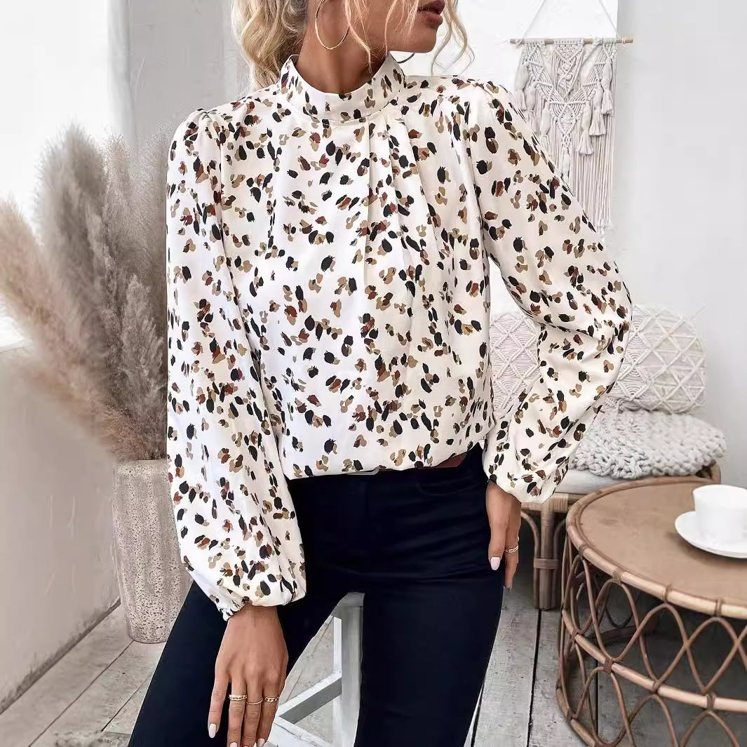 Emily | Elegant Mönstrad Långärmad Topp 3