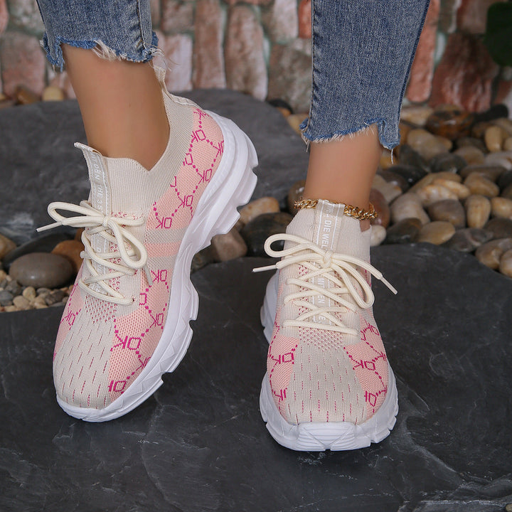 Emma | Andningsbara Sneakers med Snörning 3