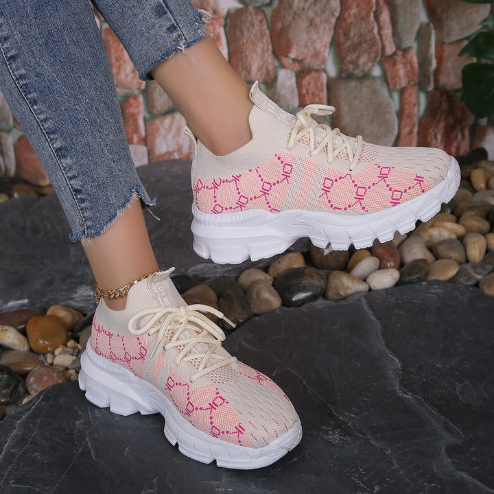 Emma | Andningsbara Sneakers med Snörning 4