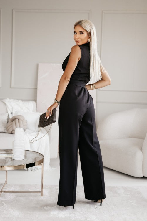 Emma | Ärmlös Strukturerad Jumpsuit för Kvinnor 7