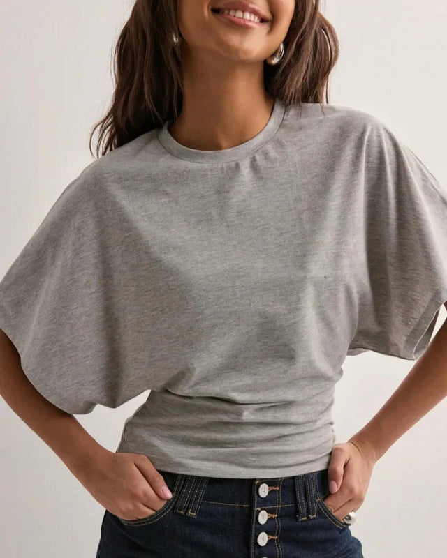 Emma | Avslappnad Kortärmad T-Shirt 3