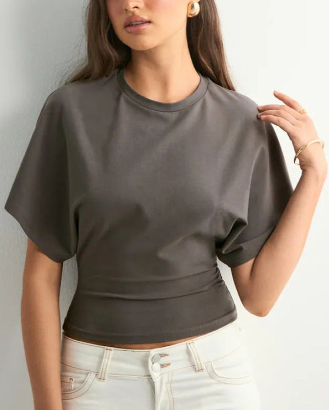 Emma | Avslappnad Kortärmad T-Shirt 4