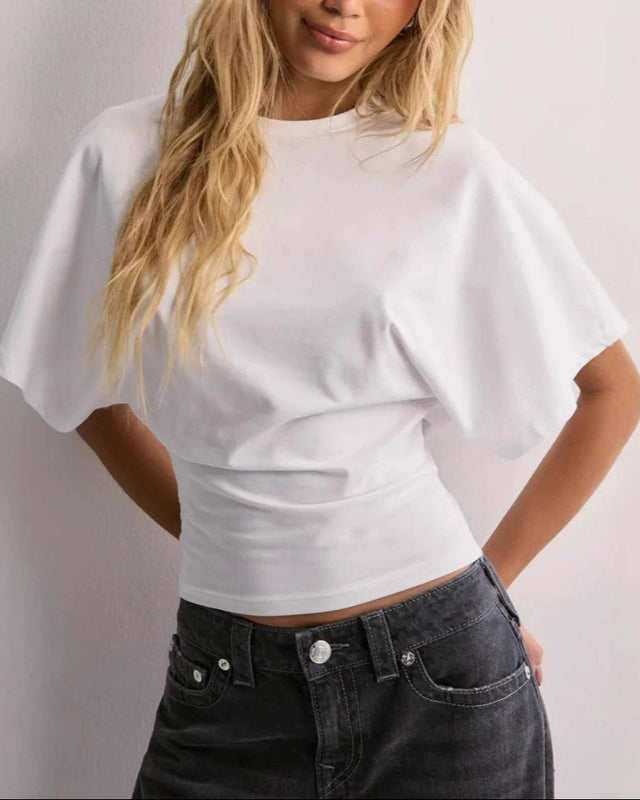 Emma | Avslappnad Kortärmad T-Shirt 5