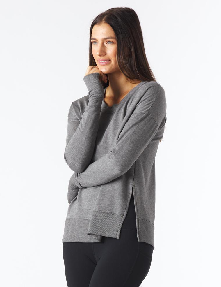 Emma | Avslappnad Långärmad Pullover med Dolmanärmar 1