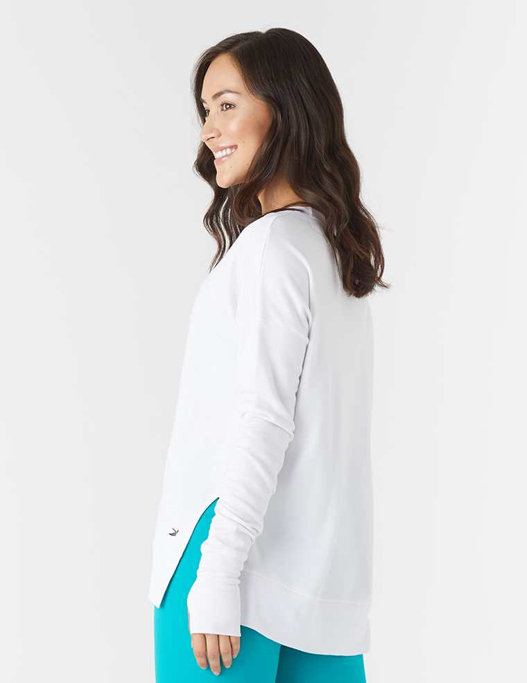 Emma | Avslappnad Långärmad Pullover med Dolmanärmar 1