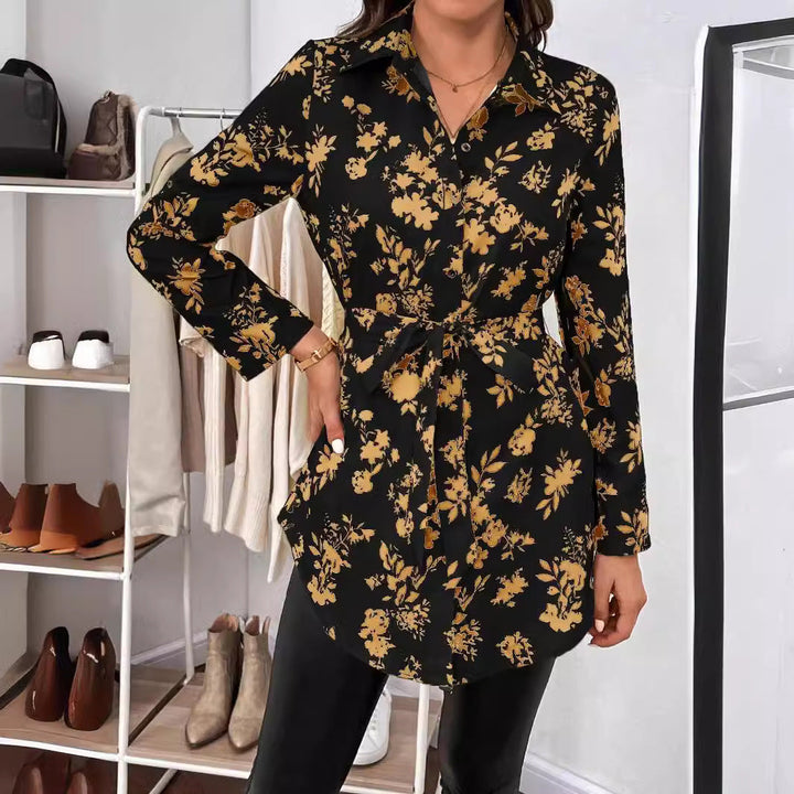 Emma | Blommig Långärmad Vårskjorta 3
