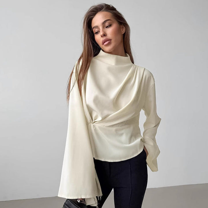 Emma | Elegant Chiffongskjorta med Klockärmar 1