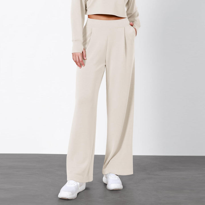 Emma | Elegant Hög Midja Byxor 0