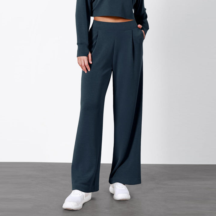 Emma | Elegant Hög Midja Byxor 1
