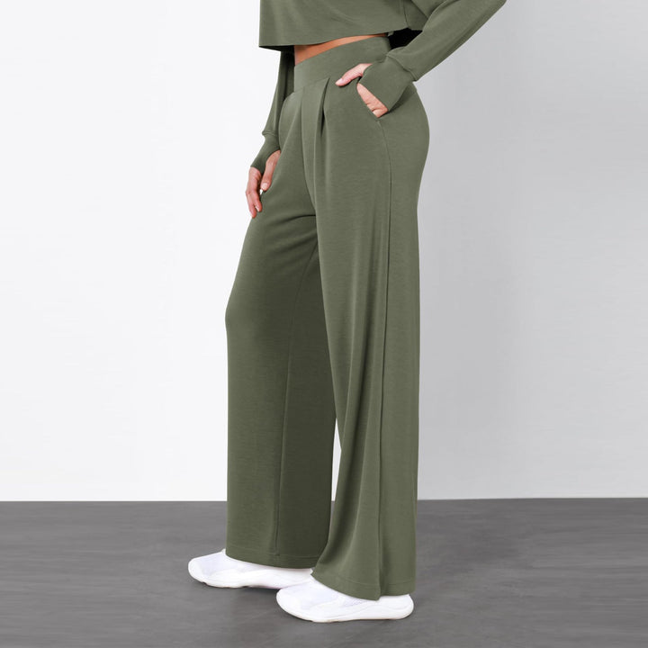 Emma | Elegant Hög Midja Byxor 2
